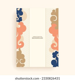 Korean Traditional Patterns  Background Poster Design
