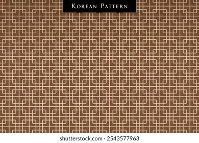 Ilustração de padrão de estilo tradicional coreano (plano de fundo, plano de fundo)