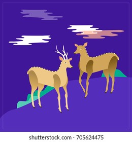 Korean traditional theme vector illustration.