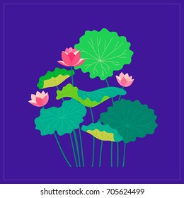 Korean traditional theme vector illustration.