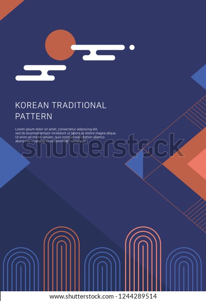 Korean traditional vector\
background.