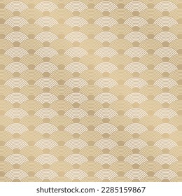 Korean traditional wave pattern design