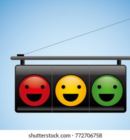Korean traffic lights with laughter