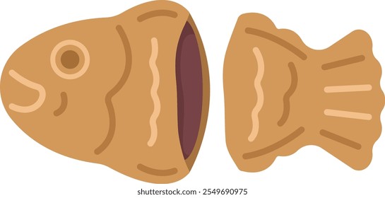 Korean winter snack Bungeoppang fish shaped bun