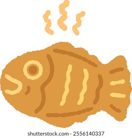 Korean winter snack Bungeoppang fish shaped bun