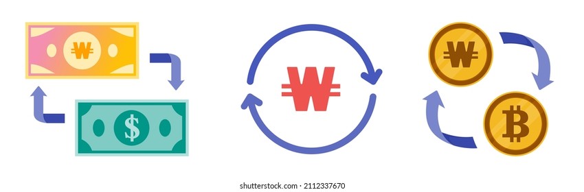 Korean Won Foreign Currency and Crypto Exchange