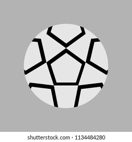 Korfball ball vector illustration