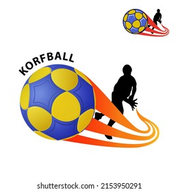 Korfball Logo. Logo korfball team or tournament. vector illustration