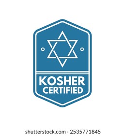 Kosher certificate, kosher certified food - marking, stamp, sign