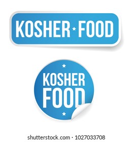 Kosher food label sticker