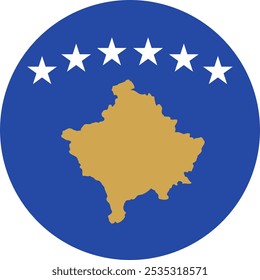 Bandeira do círculo do Kosovo, Bandeira do círculo do Kosovo, Imagens vetoriais