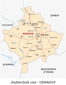 Kosovo Map