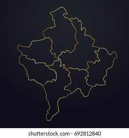 kosovo map