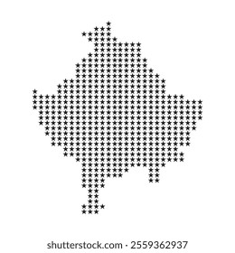 Kosovo Map Icon Illustration Element Design