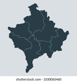 Kosovo map on gray background vector, Kosovo Map Outline Shape Gray on White Vector Illustration,
High detailed Gray illustration map Kosovo.