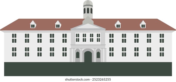 Kota Tua Jakarta Illustration flat design