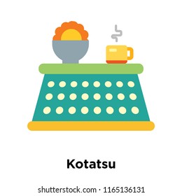 Kotatsu icon vector isolated on white background, Kotatsu transparent sign , snowy cold winter symbols