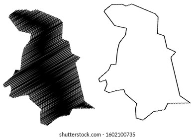 Kotayk Province (Republic of Armenia, Administrative divisions of Armenia) map vector illustration, scribble sketch Kotayk map
