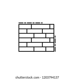 Kotel icon. Element of Jewish icon for mobile concept and web apps. Thin line Kotel icon can be used for web and mobile