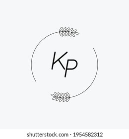 IP Beauty Vektor-Logo, handschriftliches Logo, erste Unterschrift