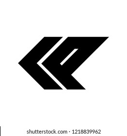 Kp Letter Vector Logo Stock Vector (Royalty Free) 1218839962 | Shutterstock