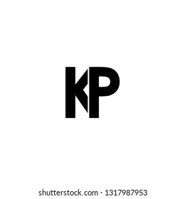 kp letter vector logo