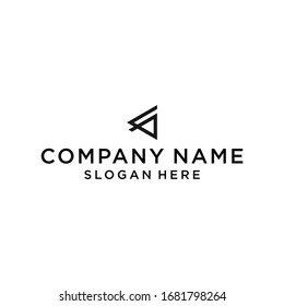 KP logo icon design vector