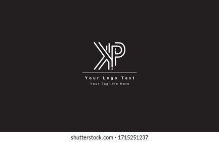 KP or PK letter logo. Unique attractive creative modern initial KP PK K P initial based letter icon logo