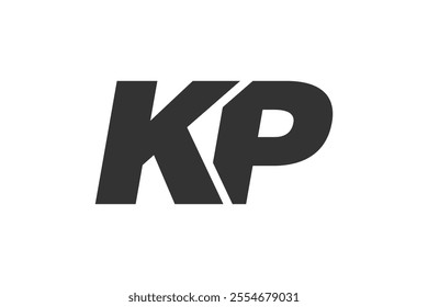 KP Techno Editable Font Logo For Corporate Branding. Bold, Futuristic Design With Unique Typographic Ideas. Minimal Custom Type And Dynamic Letter Variations For Promotion, Printing, And Book Titles