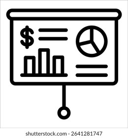Kpi Dashboard Icon Element For Design