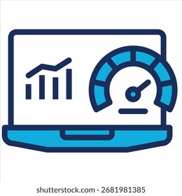 Kpi Dashboard Icon Element For Design