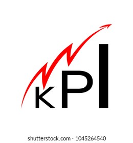 KPI icon. Business analytics.