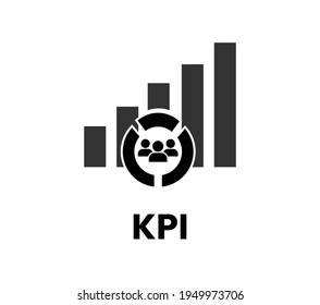 KPI icon. Simple element illustration. KPI concept symbol design. Can be used for web and mobile.