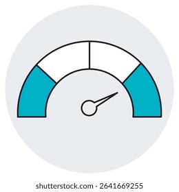KPI Implementation icon, Driving Success with Effective KPI Implementation, Aligning Strategy and Performance Through KPI, vector