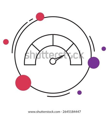  KPI Implementation icon, Driving Success with Effective KPI Implementation, Aligning Strategy and Performance Through KPI, vector