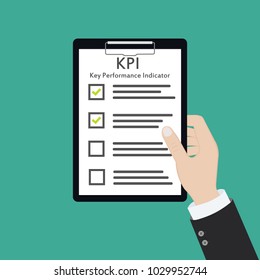 kpi key performance indicator business concept evaluation strategy plan measure hr