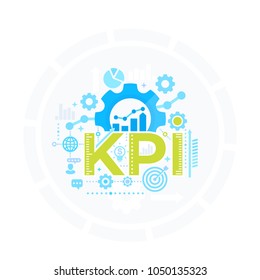 KPI, Key Performance Indicator, Management Concept, Business Analytics Vector