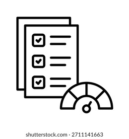 KPI-Gliederungssymbol, Vektorgrafik