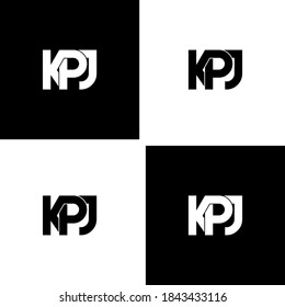 Kpj Letter Original Monogram Logo Design Stock Vector (royalty Free 