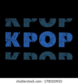 Kpop Word Typography Minimal Style Kpop Stock Vector (Royalty Free ...