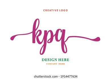 KPQ lettering logo is simple, easy to understand and authoritative