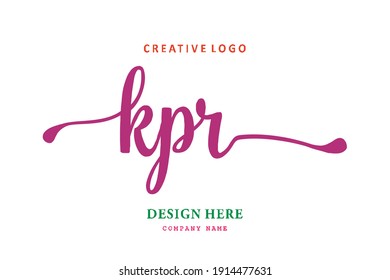 KPR lettering logo is simple, easy to understand and authoritative