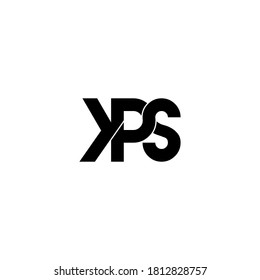 diseño original del logotipo de monograma de la letra kps