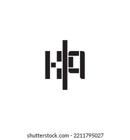 KQ geometric bold concept in high quality professional design that will print well across any print media