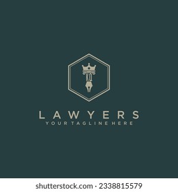KQ initials design modern legal attorney law firm lawyer advocate consultancy business logo vector
