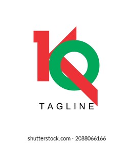 KQ letter logo vector, for free design.