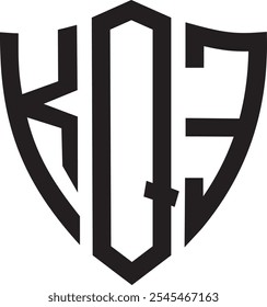KQE Shield Logo-Design, Symbol, Symbol, Vektordatei, 