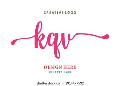 KQV lettering logo is simple, easy to understand and authoritative
