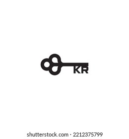 KR key concept in high quality professional design that will print well across any print media