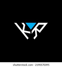 KR letter logo creative design with vector graphic, Abc simple and modern logo design.